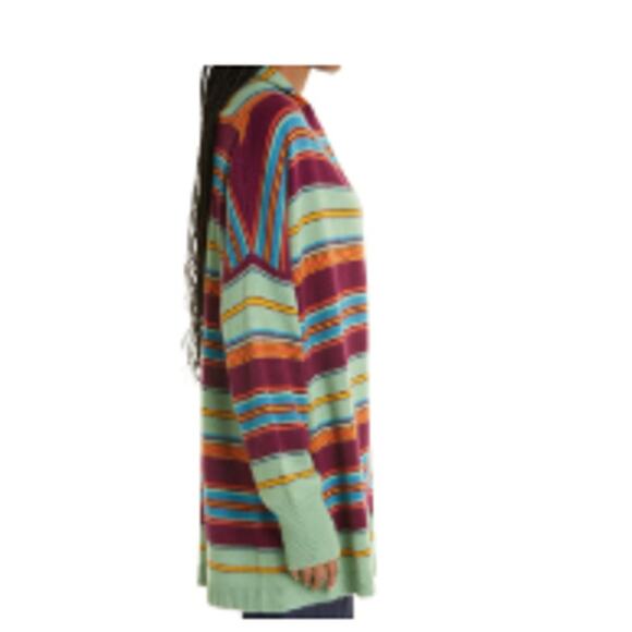CINQ A SEPT Averill Stripe Longline Cardigan Size XS NWOT‎ - Picture 3 of 9